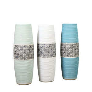 Vase de sol en verre blanc de style moderne européen de 50cm décor à la maison salon chambre meuble TV conception Simple fleurs séchées Art <span class=keywords><strong>déco</strong></span> - Product Image 5
