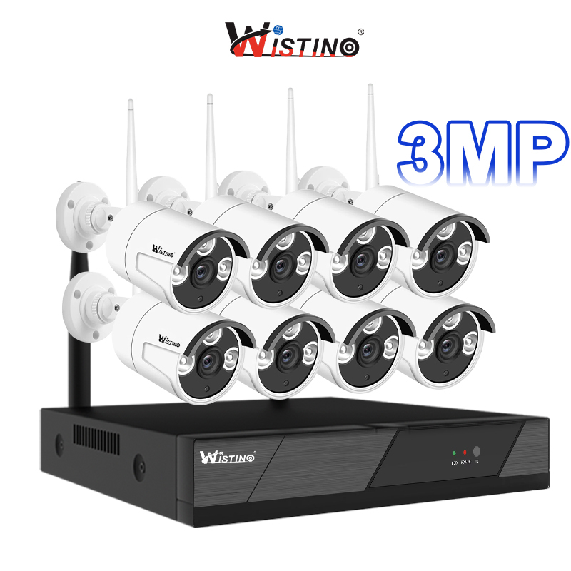 Wistino 6MP Audio Wifi Bullet Waterproof Hd 8ch Cctv <strong>Dvr</strong> <strong>Security</strong> <strong>Camera</strong> <strong>System</strong> Nvr Kit Motion Detection Home <strong>Security</strong> <strong>Systems</strong>