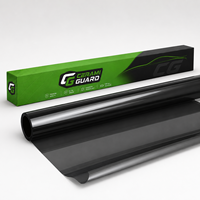 Film solaire isolant CRG HYBRID-15, blocage UV 99%, refus IR 54%, VLT 15%, PET auto-réparant, couleur stable, 10 ans