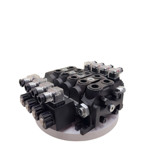 Vanne de commande directionnelle hydraulique sectionnelle à double effet à 4 bobines DCV6060L/min, marque Huamao, origine Shandong, garantie 6 mois - Product Image 3