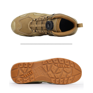 DF701 0701 Tactical <b>Hiking</b> <b>Boots</b> Tan High Top Lace Up Outdoor All Seasons Waterproof Men Suede <b>Boots</b> - Product Image 6