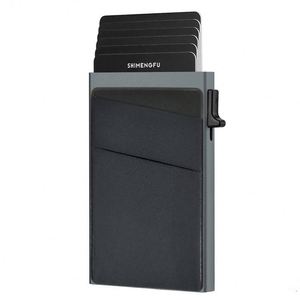 X1222 <b>Wallet</b> <b>Metal</b> Card Holder Colorful Aluminum <b>Metal</b> Card Holder Pop up Credit Card - Product Image 4