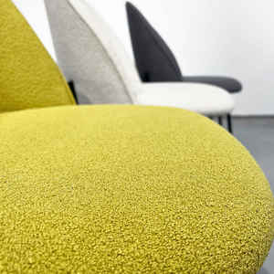 Aceptamos Personalización de tela, restaurante <span class=keywords><strong>italiano</strong></span> minimalista moderno para el hogar, cafetería, silla de comedor de Hotel, respaldo de bolsa suave de hierro - Product Image 6