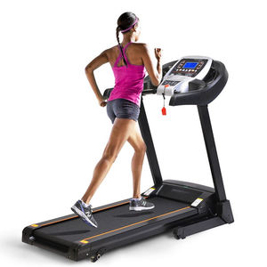 Tapis roulant électrique haute performance avec inclinaison manuelle et écran LCD pour entraînement à domicile - Product Image 1