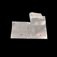 Sacs en plastique plats multi-poches en PE, résistants à l'humidité, tailles personnalisables, avec lignes de déchirement facile et trous de ventilation