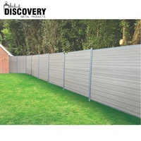 Écrans de confidentialité modernes 180x180 WPC Composite pour jardin extérieur Panneau de clôture de 6 pieds Planches de portail Service de modélisation 3D inclus