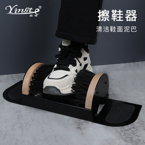 Polisseur de chaussures en bois massif avec poils en nylon et base métallique pour usage domestique et hôtelier - Product Image 2
