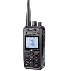 KST UV-F1000 DTMF PTT-ID العاني المألوف المحمولة مزدوج النطاق اتجاهين راديو مع LCD كبيرة