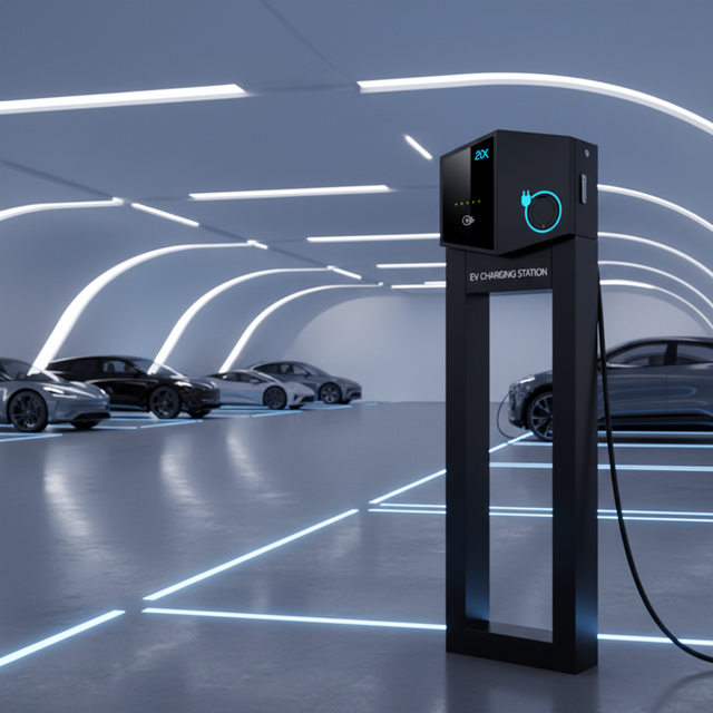 Future-Proof 22kW EV Charger 3G/4G/Ethernet, OCPP for Scalable Charging Network