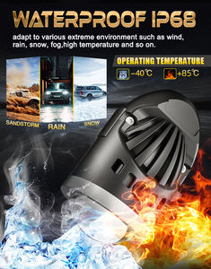 GPNE F180 anabbagliante 40W LED proiettore universale biled 2 pollici proiettore led fendinebbia - Product Image 5