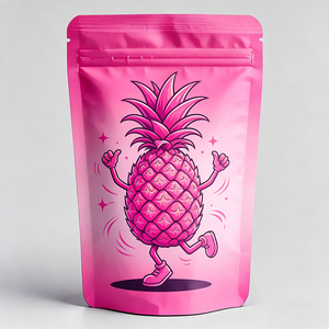 Custom Silk Screen Printed Zipper Top PE Plastic <b>Packaging</b> <b>Bags</b> 100pcs Cakes Baby Food Odor-Proof Recyclable Guangdong Cali Pack - Product Image 3