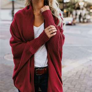 2021 Autumn Knitted <strong>Cardigans</strong> Coat <strong>Women</strong> Long Sleeve Batwing Sweater Beautiful Womans <strong>Crochet</strong> <strong>Cardigan</strong> - Product Image 6
