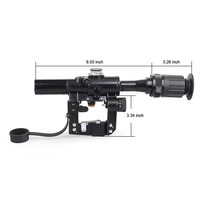 Lunette de visée 4X26 SVD HK1-0419, lunette de chasse, lunette tactique