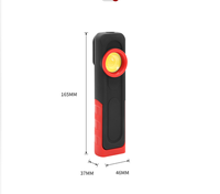 Nouvelle lampe de travail LED 500 lumens haute luminosité pour réparation automobile, rechargeable par USB, base magnétique puissante et rotative à 180°