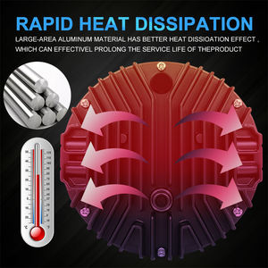 Nueva llegada 5 pulgadas Led trabajo luz cubierta amarilla Led trabajo luz foco 6000K Super brillante luz del día impermeable para el coche - Product Image 6