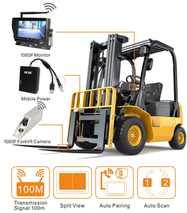 Caméras de chariot élévateur AHD 1080P en acier inoxydable montées sur la fourche du chariot télescopique et du chariot élévateur LINDE YALE - Product Image 6