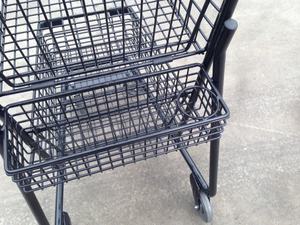 Minimum Sipariş Adedi 100 Adet İki Katlı Alışveriş Arabası Arka Sepetli, İki Katmanlı Alışveriş Arabası - Product Image 5