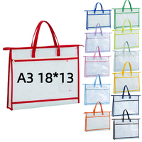Bolsa de Almacenamiento Startrichest de Gran Capacidad A3 A4, Bolsa para Arte, Bolsa para Biblia, Bolso Impermeable para Punto de Cruz, Bolsa para Documentos con Asa