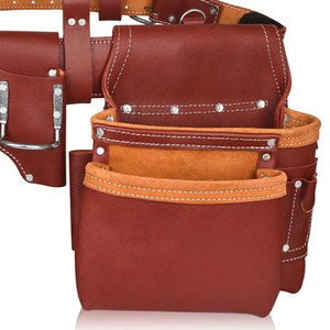 <b>Leather</b> <b>Tool</b> Belt for Men & Women Adjustable Lightweight Bag Wholesale Heavy Duty Custom Made Working <b>Leather</b> <b>Tools</b> Belt - Product Image 6