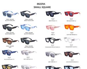 2023 populaire mode marque Design hommes haute qualité luxe personnalisé surdimensionné en plastique cadre carré millionnaire lunettes de <span class=keywords><strong>soleil</strong></span> - Product Image 5