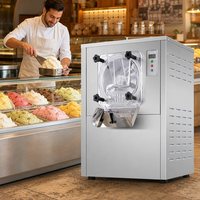Machine à glace commerciale professionnelle pour la fabrication de glaces dures, idéale pour les glacieries et les commerces de détail, usage quotidien.