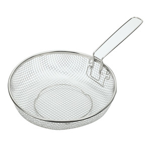 Stainless Steel Frying Basket With Handle 1029-10 Reusable Oil Drainer For French Fries Meat Chunks Fried Foods Fryer - Product Image 4