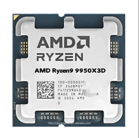 AMD R9 9900X3D CPU asli, prosesor kreasi konten dan Gaming dengan soket AM5 untuk kotak dan nampan Desktop Baru dan digunakan