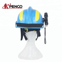 Casque de sauvetage réfléchissant résistant à la chaleur pour pompiers avec lampe LED
