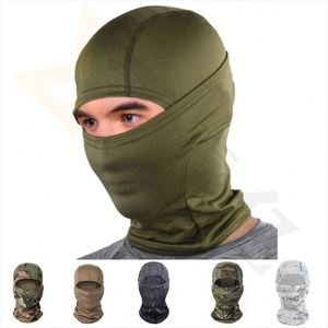 Black Hinged Balaclava Wind-resistant Thermal Fleece Ski Mask Adults Waterproof Polyester Knitting Sports Fishing Party Unisex - Product Image 1