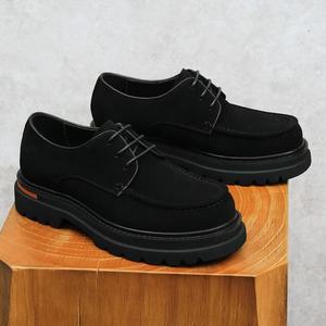Nouvelles chaussures d'été pour hommes à semelle en caoutchouc, style tendance, bout rond, décontractées, confortables pour la conduite - Product Image 4