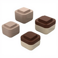 Bouteille carrée en plastique PP de 5 ml à petite capacité, imprimée, pour probiotiques, boissons solides, poudre protéinée, légumes