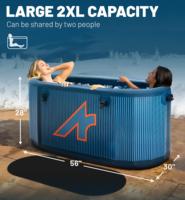 Bacs de trempage à froid de haute qualité, Piscine de récupération Drop Stitch, Bacs de trempage à froid pliables et portables, Réservoir de bain de glace