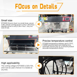빠른 가열 및 짧은 열 경화 시간 스크린 인쇄를위한 좋은 품질 도얀 DTG600 스몰 사이즈 터널 건조기 - Product Image 5
