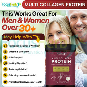 Suplemento de FocusHerb, péptidos de colágeno múltiple en polvo, carne de res alimentada con pasto, pollo, pescado salvaje, colágeno múltiple - Product Image 6