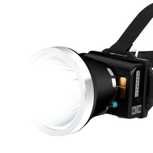 Lampe frontale d'extérieur haute puissance rechargeable à LED, lampe minière longue portée avec autonomie ultra longue, lampe torche à bandeau - Product Image 2