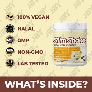 JBY OEM Vanila Slim Shake, substitut de <span class=keywords><strong>repas</strong></span>, complément alimentaire pour la perte de poids, poudre instantanée, boisson protéinée pour maigrir, produit minceur - Product Image 5