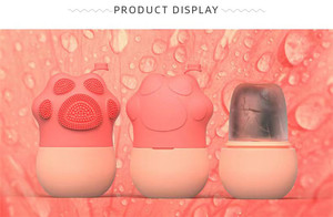 Handheld Silicone Facial Ice Roller Reusable <b>Face</b> Massager with Targeted Eye Area Wrinkle Remover Mold - Product Image 2