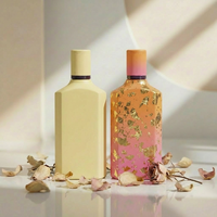 Flacon de parfum atomiseur pressurisé vide haut de gamme personnalisé 100 ml Anding Beautiful Flat