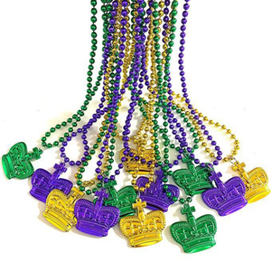 Conjunto <span class=keywords><strong>de</strong></span> Collares para Fiesta <span class=keywords><strong>de</strong></span> Mardi Gras, Cuentas Vibrantes en Morado, Verde y Dorado, Perfecto para Desfiles y Accesorios para Cabina <span class=keywords><strong>de</strong></span> Fotos - Product Image 5