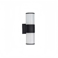 Lampe murale extérieure en aluminium LED blanc chaud étanche avec douille GU10/E27 et diffuseur en polycarbonate