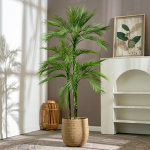 Haute qualité 7ft <span class=keywords><strong>arbre</strong></span> d'anémone artificielle en Pot intérieur extérieur décoratif Simulation usine Offre Spéciale conception de palmier plantes fausses - Product Image 5