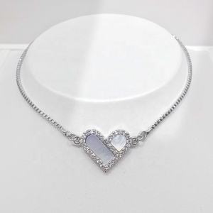 wholesale plata 925 sterling silver gold plated shell <b>bracelet</b> bulk <b>mama</b> elegant butterfly heart gemstone girls chain <b>bracelets</b> - Product Image 2