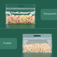 Sacs en plastique Doypack transparents imperméables de haute qualité personnalisés avec poignée pour l'emballage alimentaire