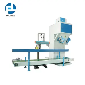 Automatic 5kg 25kg 30kg 50kg Rice Bean Wheat Grain Feed Peanuts Bagging Packing Machine With 300-400 Bag/hour Packaging Machine