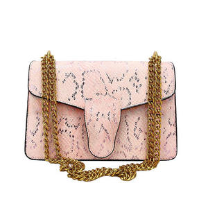 Venta al por Mayor Directa de Fábrica, Elegantes Bolsos de Hombro para Mujer, Bolso Bandolera con Cadena, Bolso Pequeño de Moda Simple para Mujer - Product Image 1