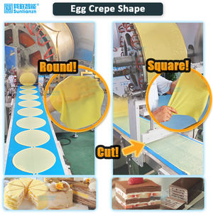 Machine à faire des crêpes et des galettes rotatives automatiques, machine à faire des gâteaux, équipement de boulangerie électrique chinois pour le lait, l'eau et la farine - Product Image 6