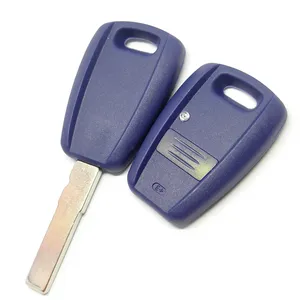 汽车钥匙套1个按钮遥控钥匙套，用于菲亚特Punto Doblo Bravo应答器自动钥匙外壳SIP22刀片/GT15R刀片