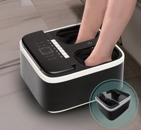 Masseur électrique multifonctionnel pour les pieds avec fonction de relaxation par pression d'air et chauffage