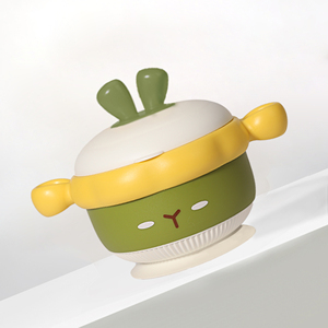 Bol thermos pour bébé en forme de lapin mignon, bol d'alimentation pour bébé antidérapant et détachable, adapté aux <span class=keywords><strong>repas</strong></span> chauds et à une utilisation en extérieur - Product Image 4