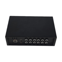Processeur audio DSP pour voiture 31 bandes EQ BT 5.2, amplificateur 4 entrées 4 sorties 6 RCA, application Tune SQ classe AB avec égaliseurs et crossovers